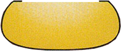 Cross-section of a canoe described below