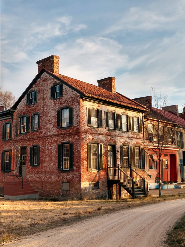 Old brick house in Frederick, Maryland